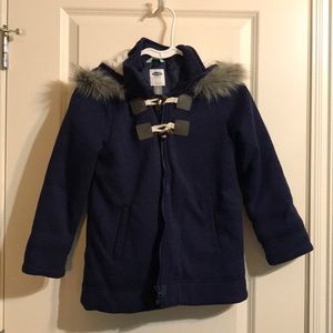 Final price Girls’ Old Navy Faux Fur Hood Peacoat